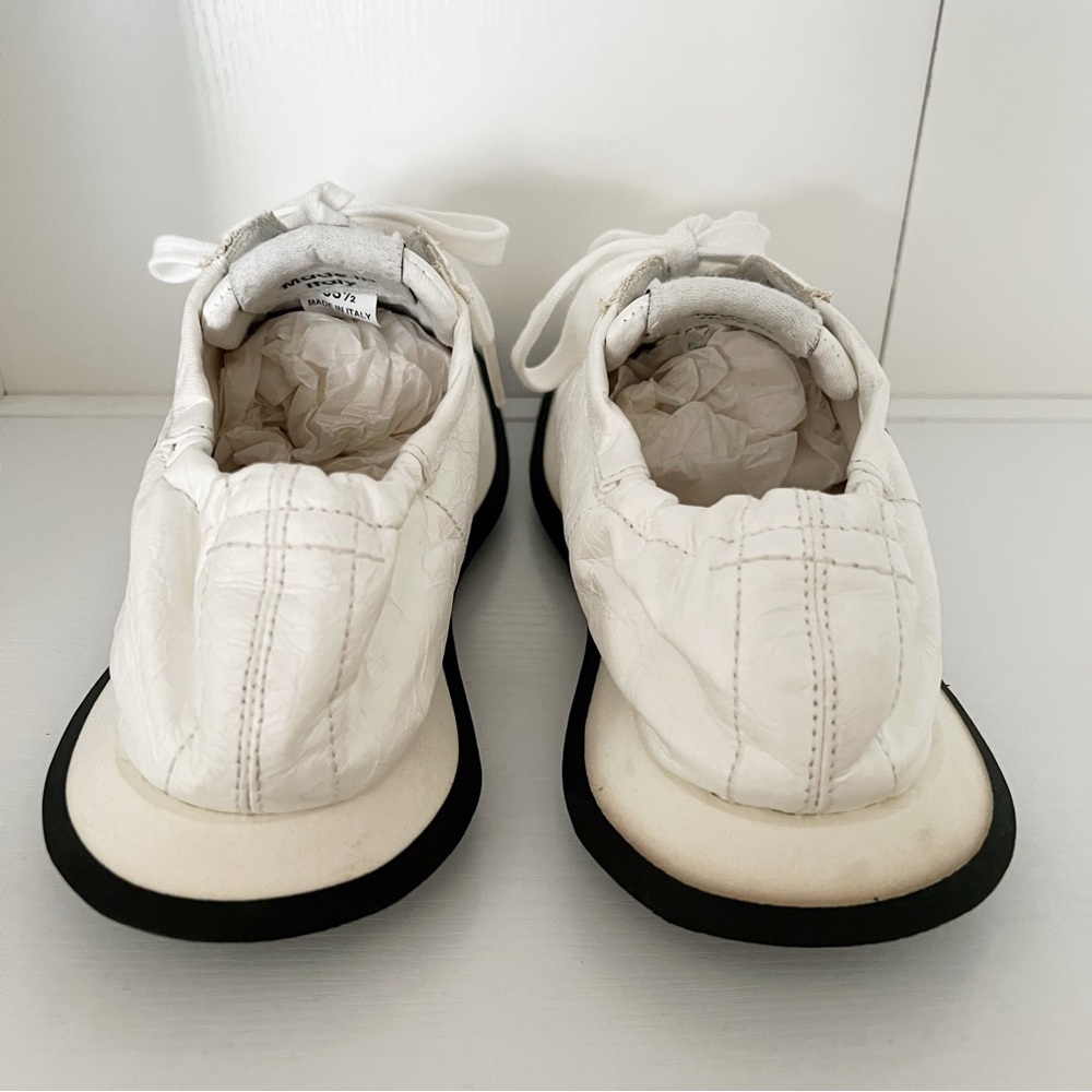 MM6 Maison Margiela White 6 Racer Sneakers - Picture 5 of 11